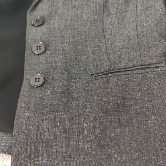 Ann Taylor Loft Petites Grey Blazer Size 4P - Picture 5 of 7